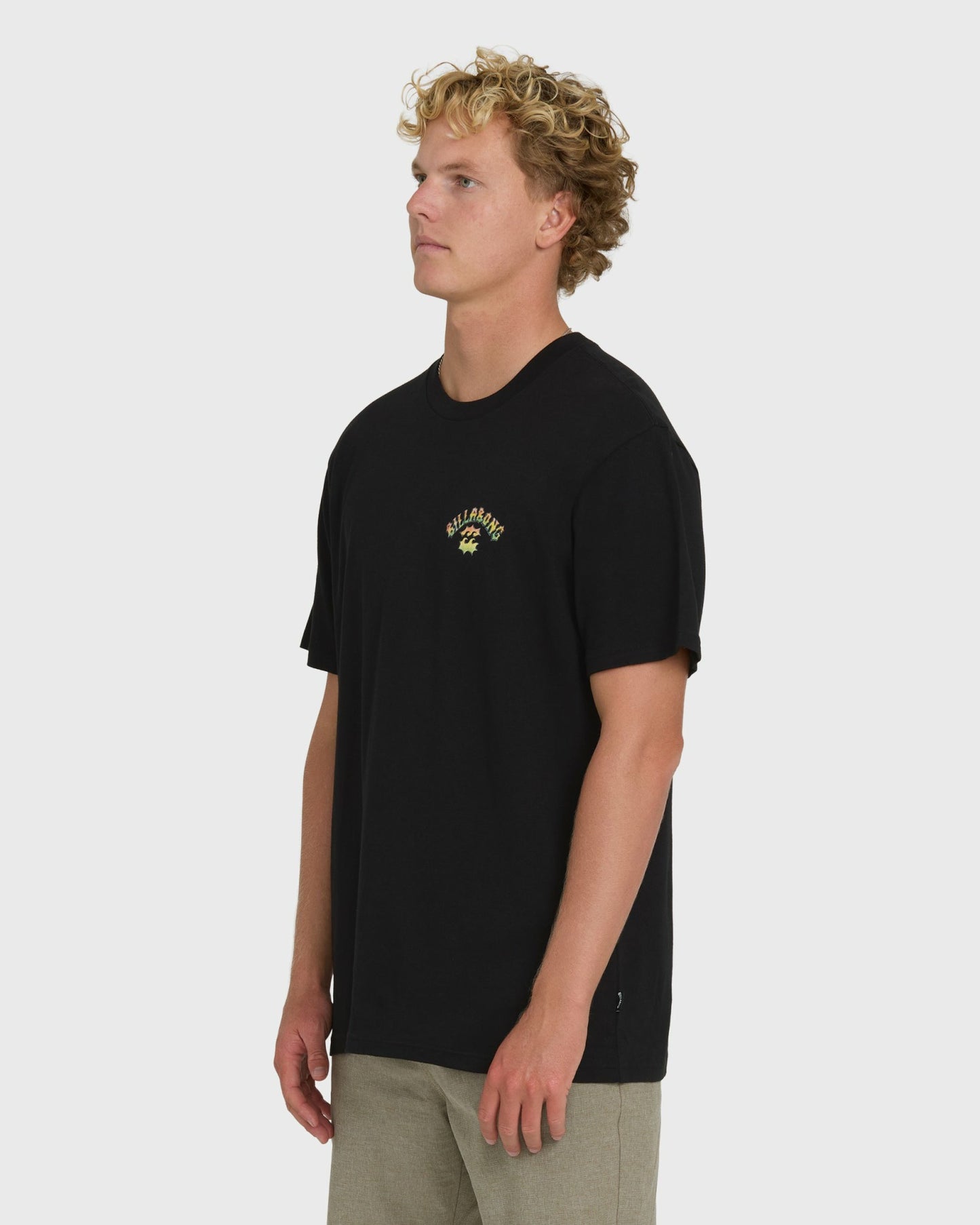 Billabong Men's Nanda Ormond Occy Premium Short Sleeve Knit Graphic T-Shirt - Black