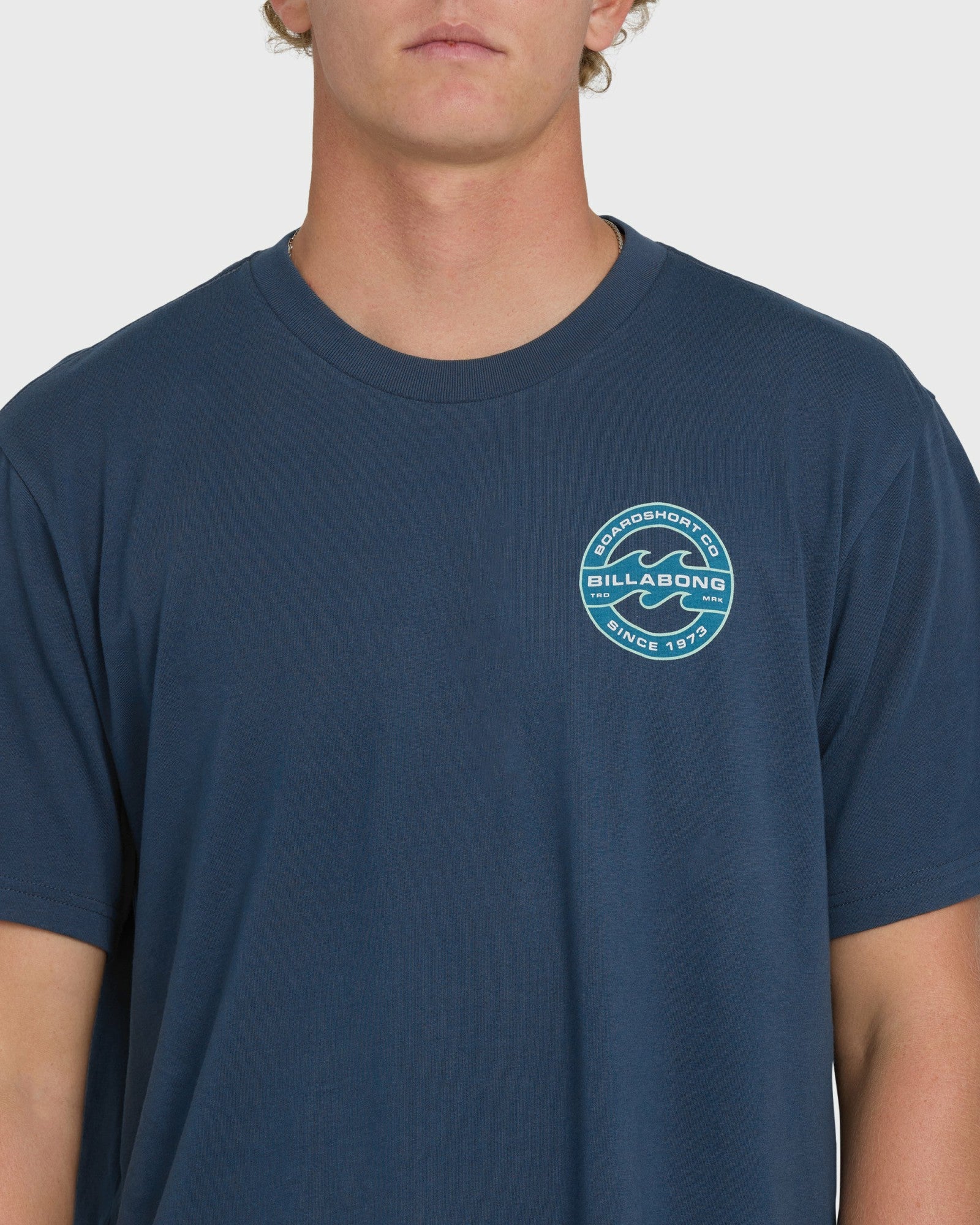 Billabong Men's Hollow Fill Premium Short Sleeve T-Shirt - Dark Denim