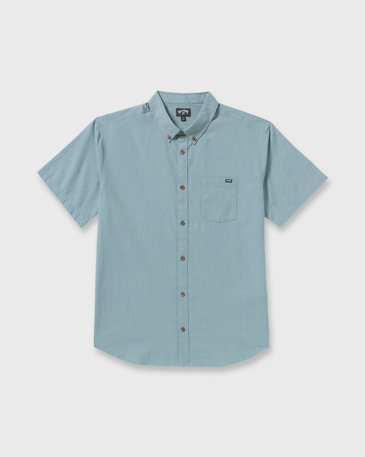 Billabong Men's All Day Short Sleeve Shirt - Steel Blue