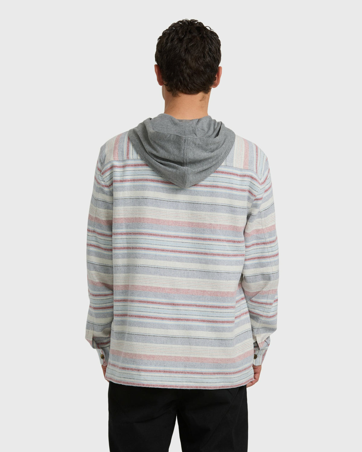 Billabong Men's Baja Long Sleeve Flannel Shirt - Off White