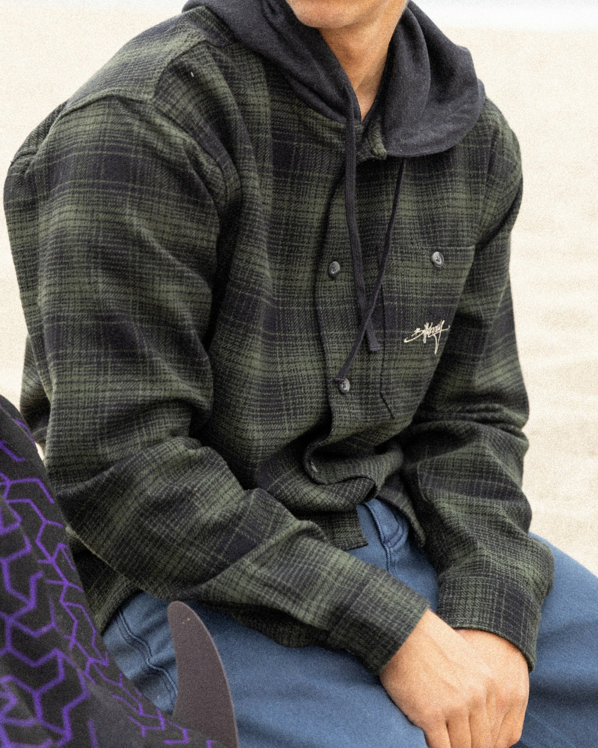 Billabong Men's Baja Sur Flannel Shirt - Black