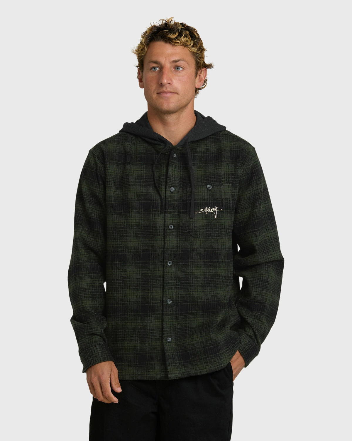 Billabong Men's Baja Sur Flannel Shirt - Black