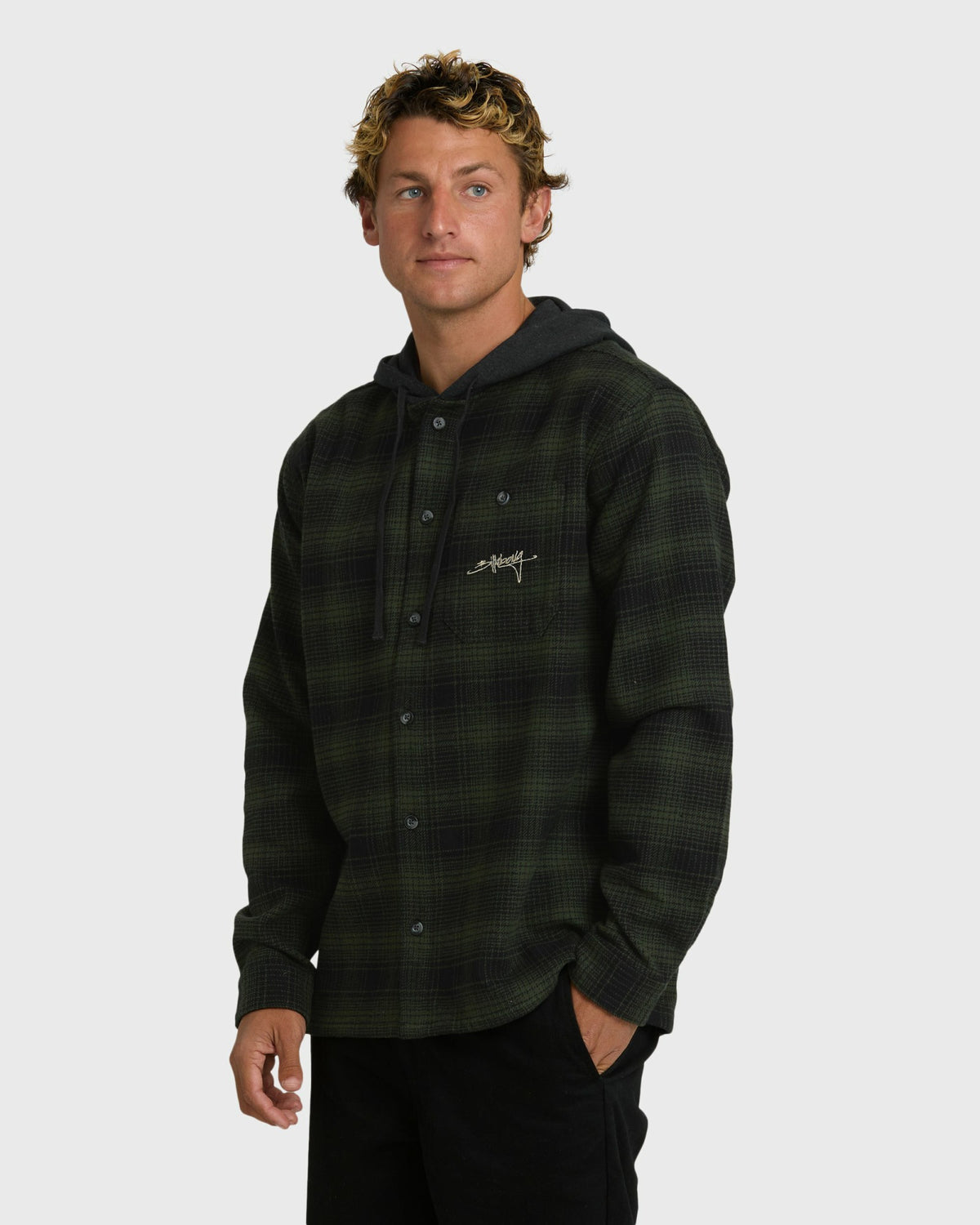 Billabong Men's Baja Sur Flannel Shirt - Black