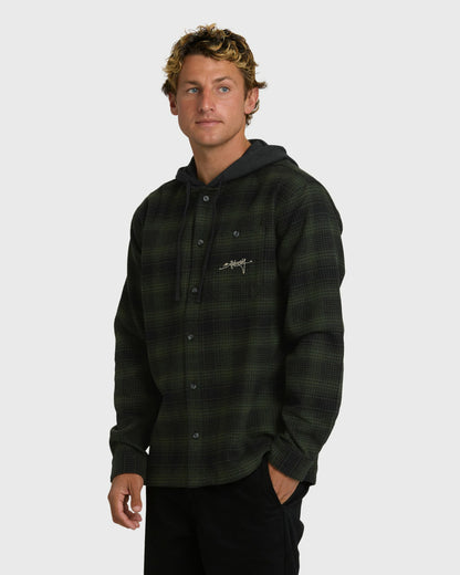 Billabong Men's Baja Sur Flannel Shirt - Black