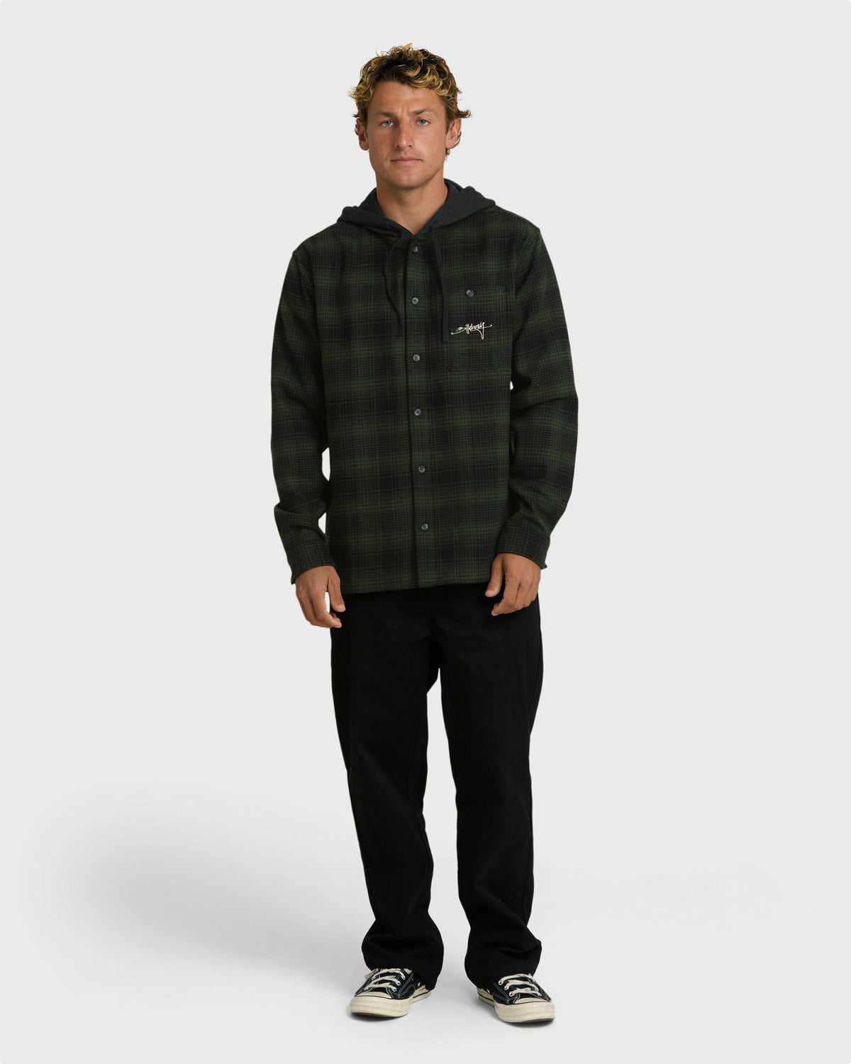 Billabong Men's Baja Sur Flannel Shirt - Black