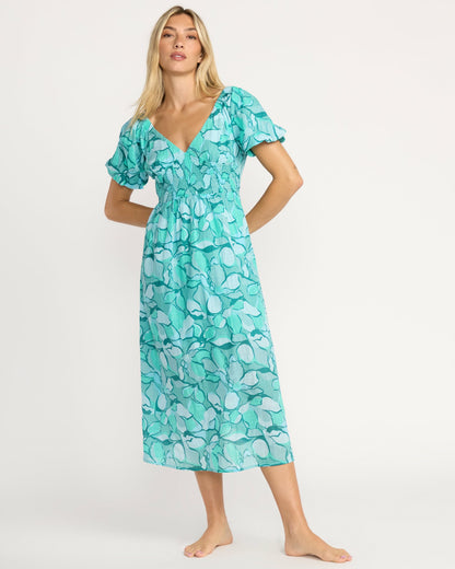 Billabong Women's Go Coastal Midi Dress - Blue Bird