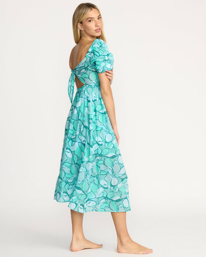 Billabong Women's Go Coastal Midi Dress - Blue Bird