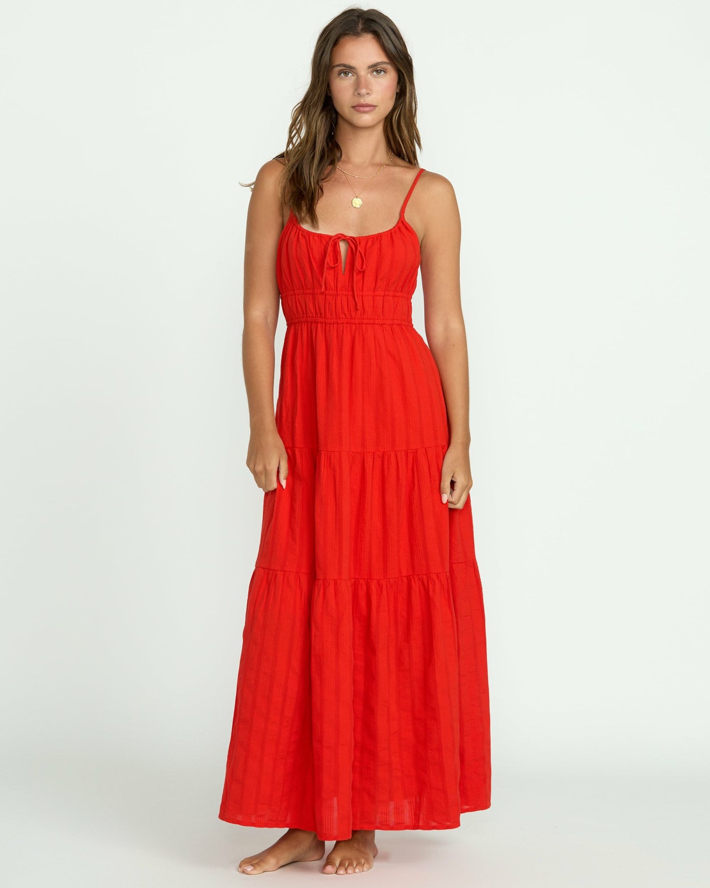 Billabong Women's Red Aloha Maxi Dress - Red Aloha