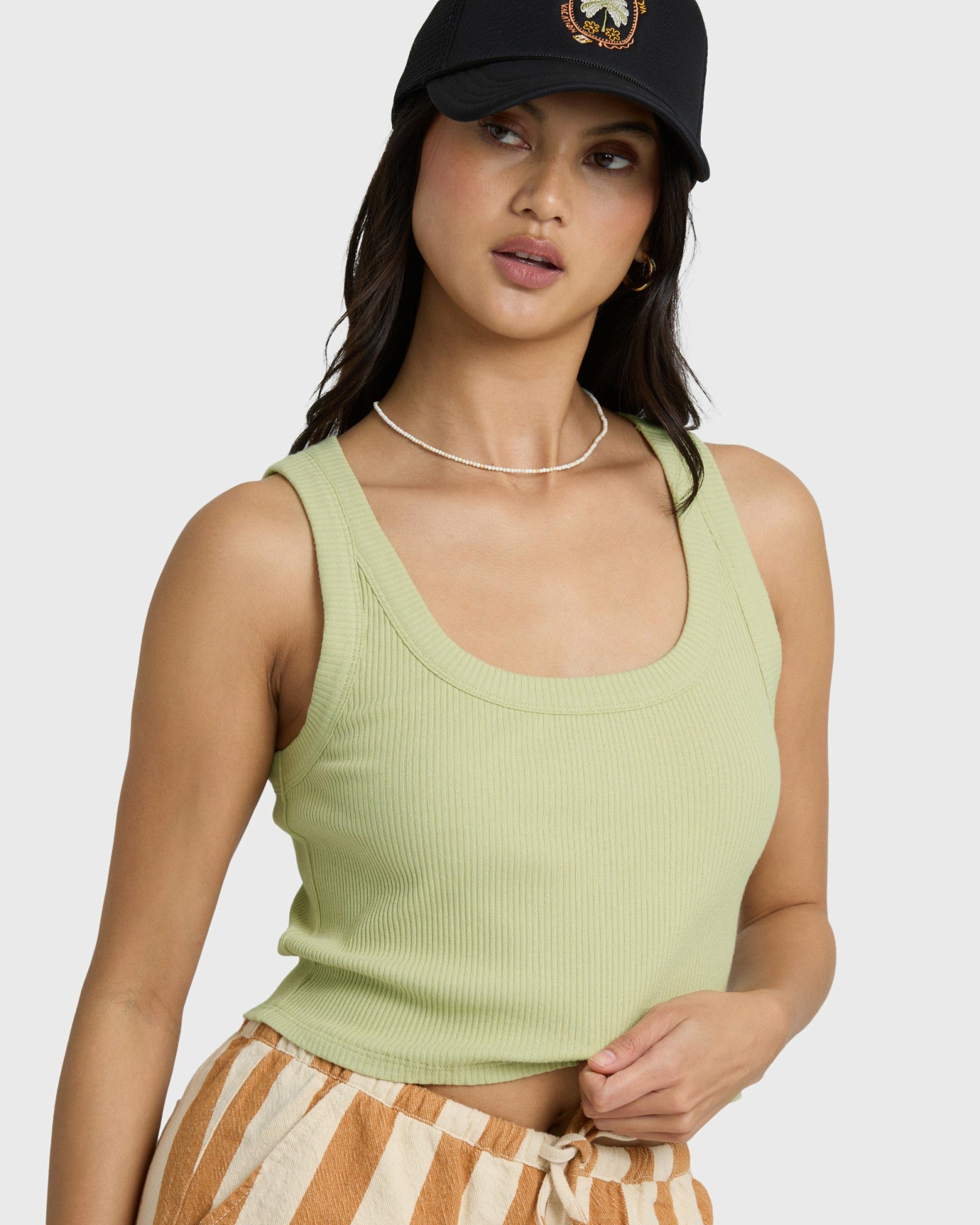 Billabong Women's Rerun Tank Top - Cactus