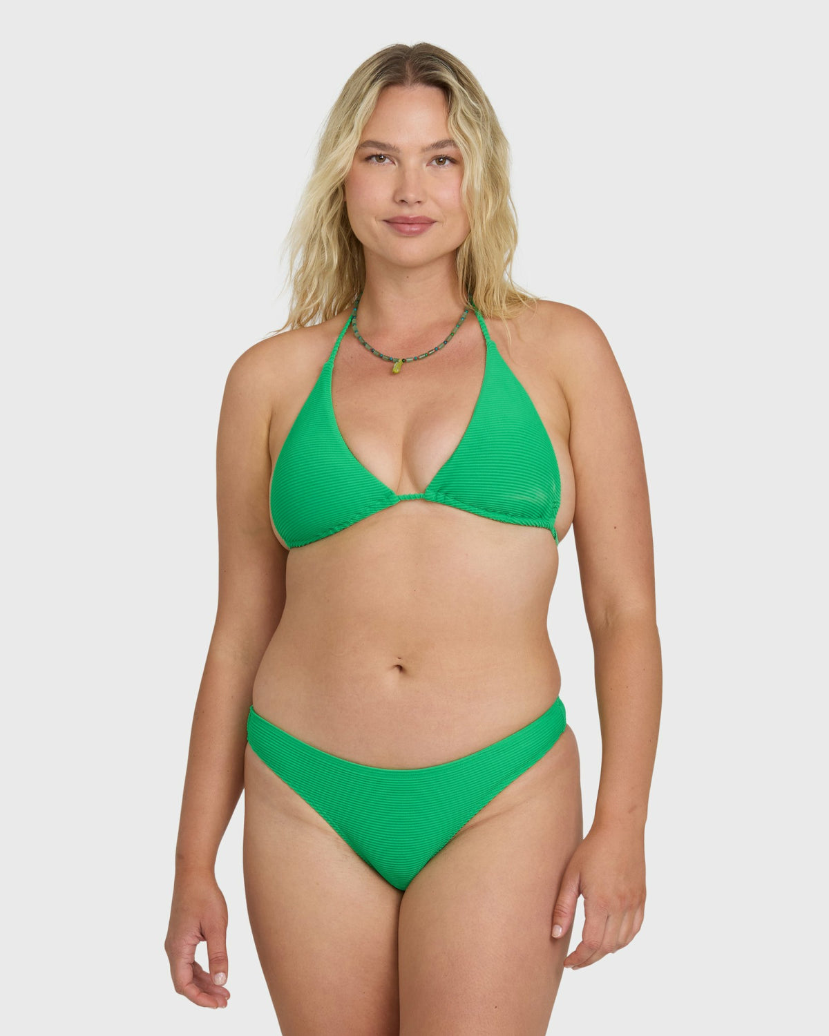 Billabong Women's Tanlines Multi Triangle Bikini Top - Summer Green