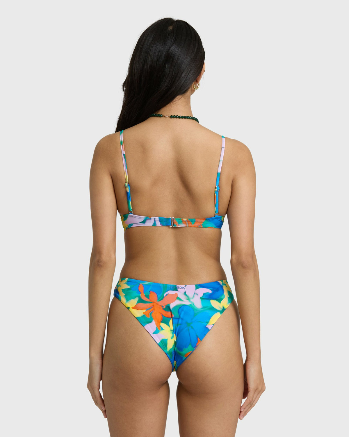 Billabong Women's Agua Flores Leah Underwire Bikini Top - Blue Multi
