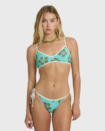 Billabong Women's Last Summer Tie-side Tropic Medium Bikini Bottom - Ocean Spray