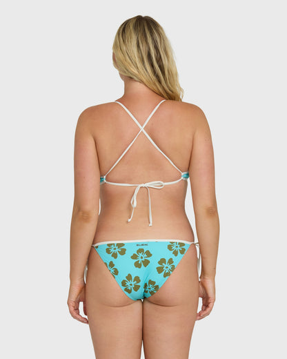 Billabong Women's Last Summer Tie-side Tropic Medium Bikini Bottom - Ocean Spray
