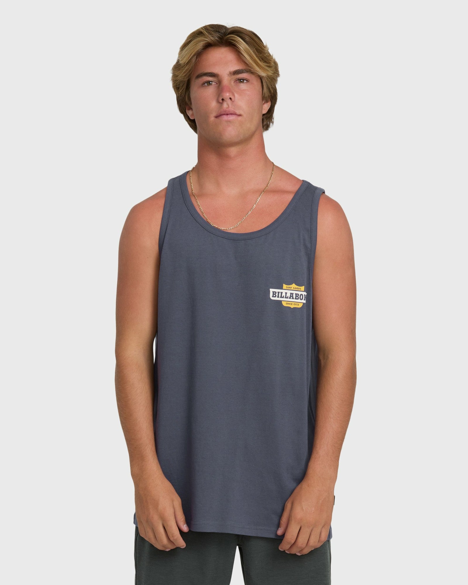 Billabong Men's Walled Premium Tank Top - Graystone