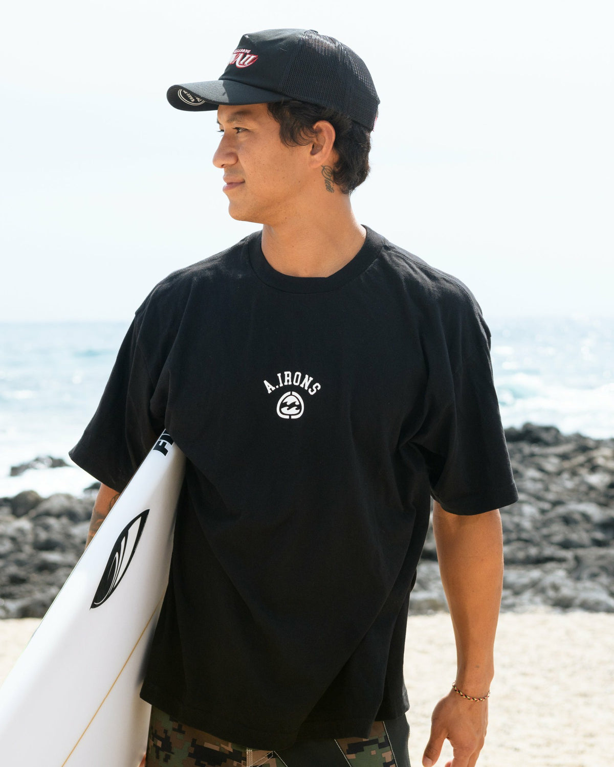 Billabong Men's A.I. Bio Wave OG Short Sleeve T-Shirt - Black