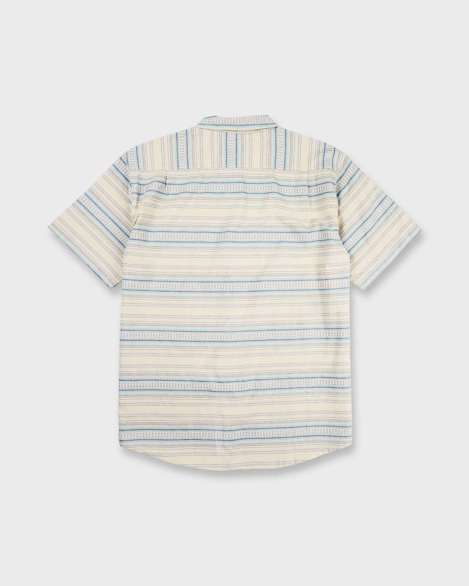 Billabong Men's All Day Stripe Short Sleeve Shirt - Desert Sand
