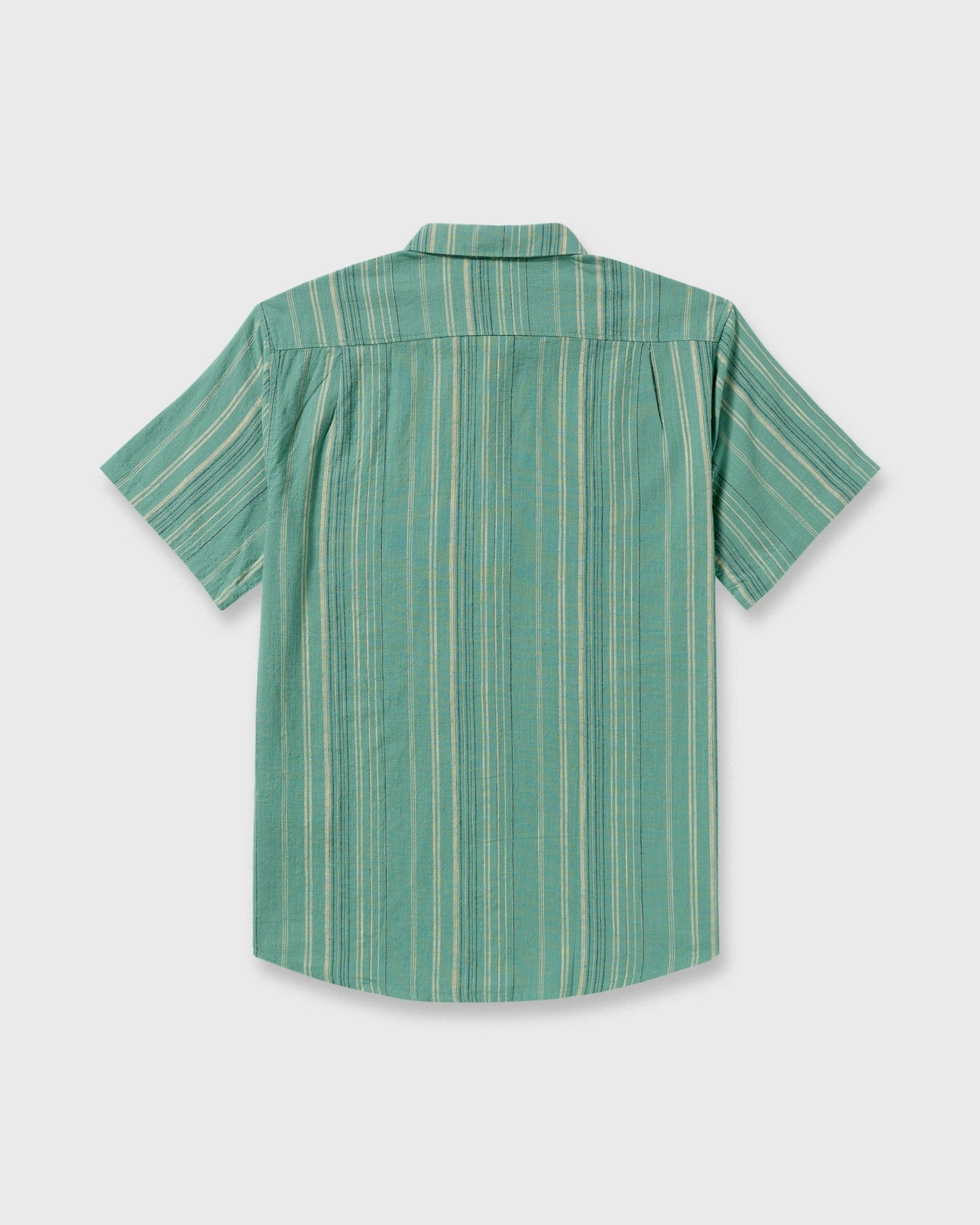 Billabong Men's All Day Stripe Short Sleeve Shirt - Sage Green