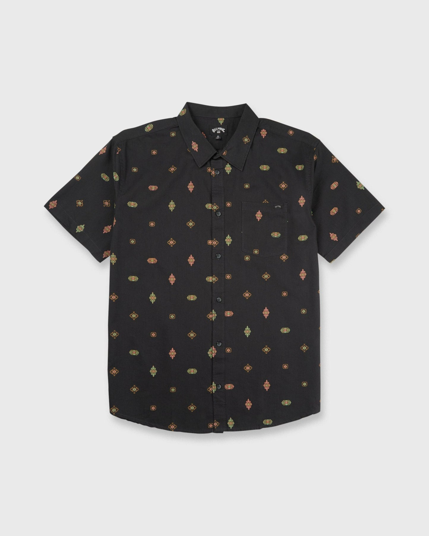 Billabong Men's Sundays Mini Short Sleeve Woven Shirt - Phantom
