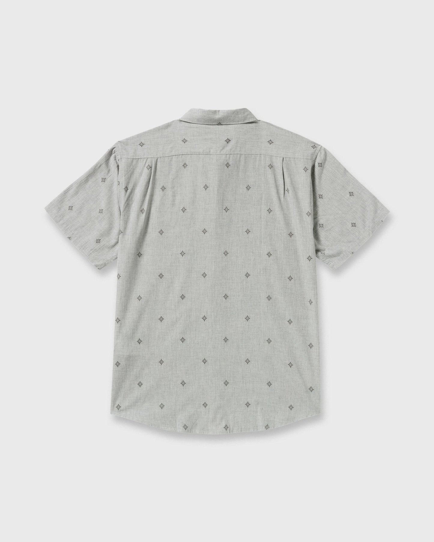 Billabong Men's All Day Jacquard Short Sleeve Shirt - Silver