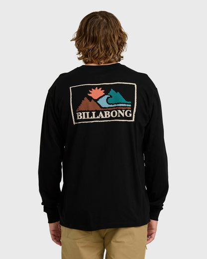 Billabong Men's A\/Div Range Long Sleeve T-Shirt - Black