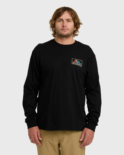 Billabong Men's A\/Div Range Long Sleeve T-Shirt - Black