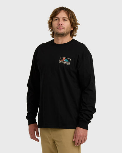 Billabong Men's A\/Div Range Long Sleeve T-Shirt - Black