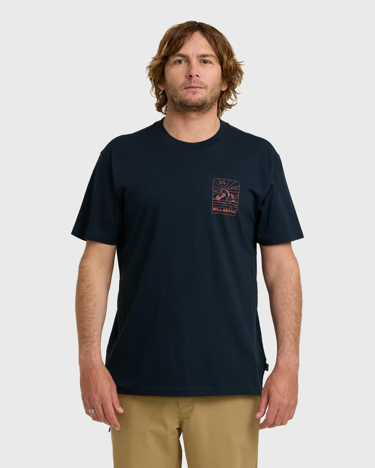 Billabong Men's A\/Div Sundown Short Sleeve T-Shirt - Navy