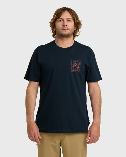 Billabong Men's A\/Div Sundown Short Sleeve T-Shirt - Navy
