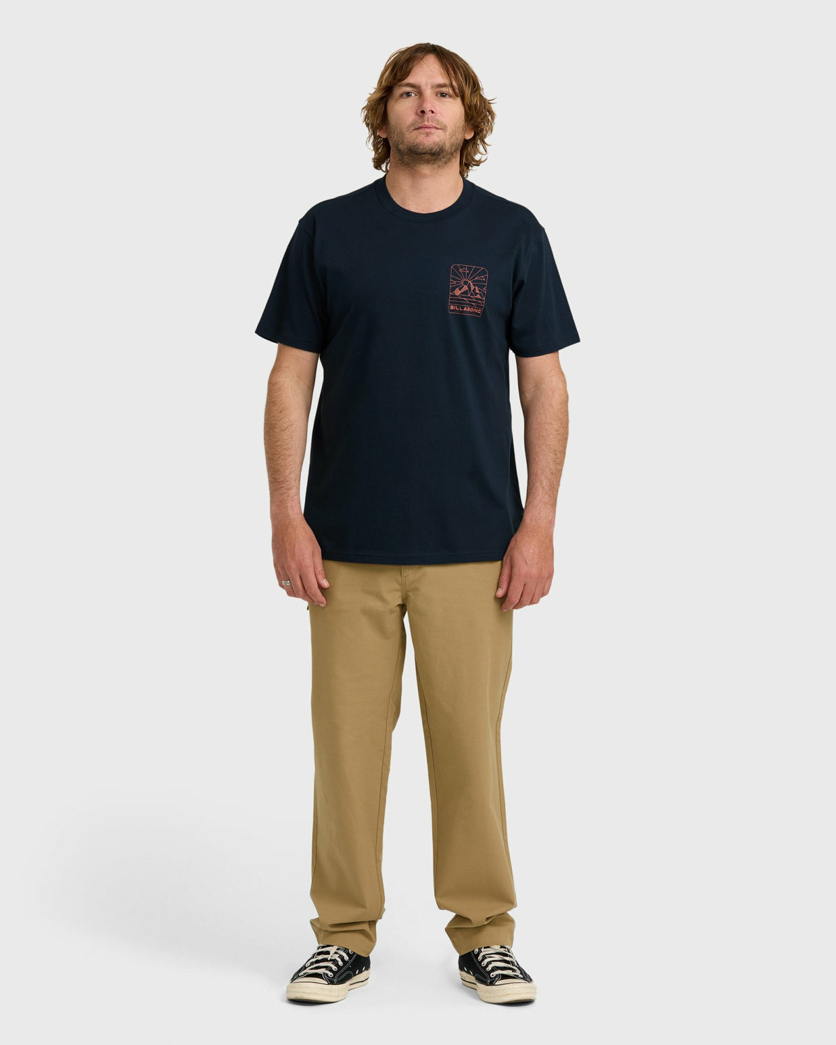 Billabong Men's A\/Div Sundown Short Sleeve T-Shirt - Navy