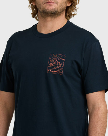 Billabong Men's A\/Div Sundown Short Sleeve T-Shirt - Navy