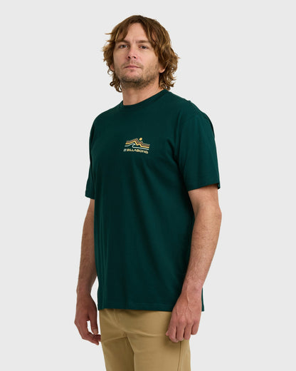 Billabong Men's A\/Div Range Premium Short Sleeve T-Shirt - Spruce Green