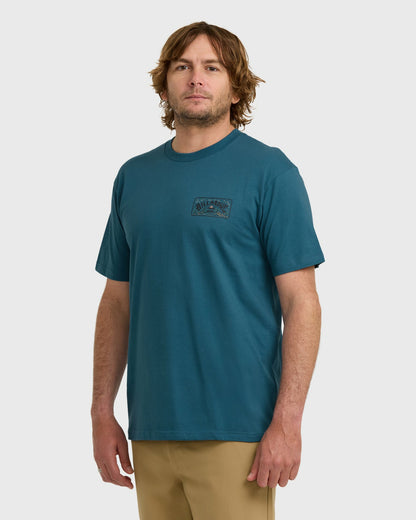 Billabong Men's A\/Div Scenic Arch Short Sleeve T-Shirt - Real Teal
