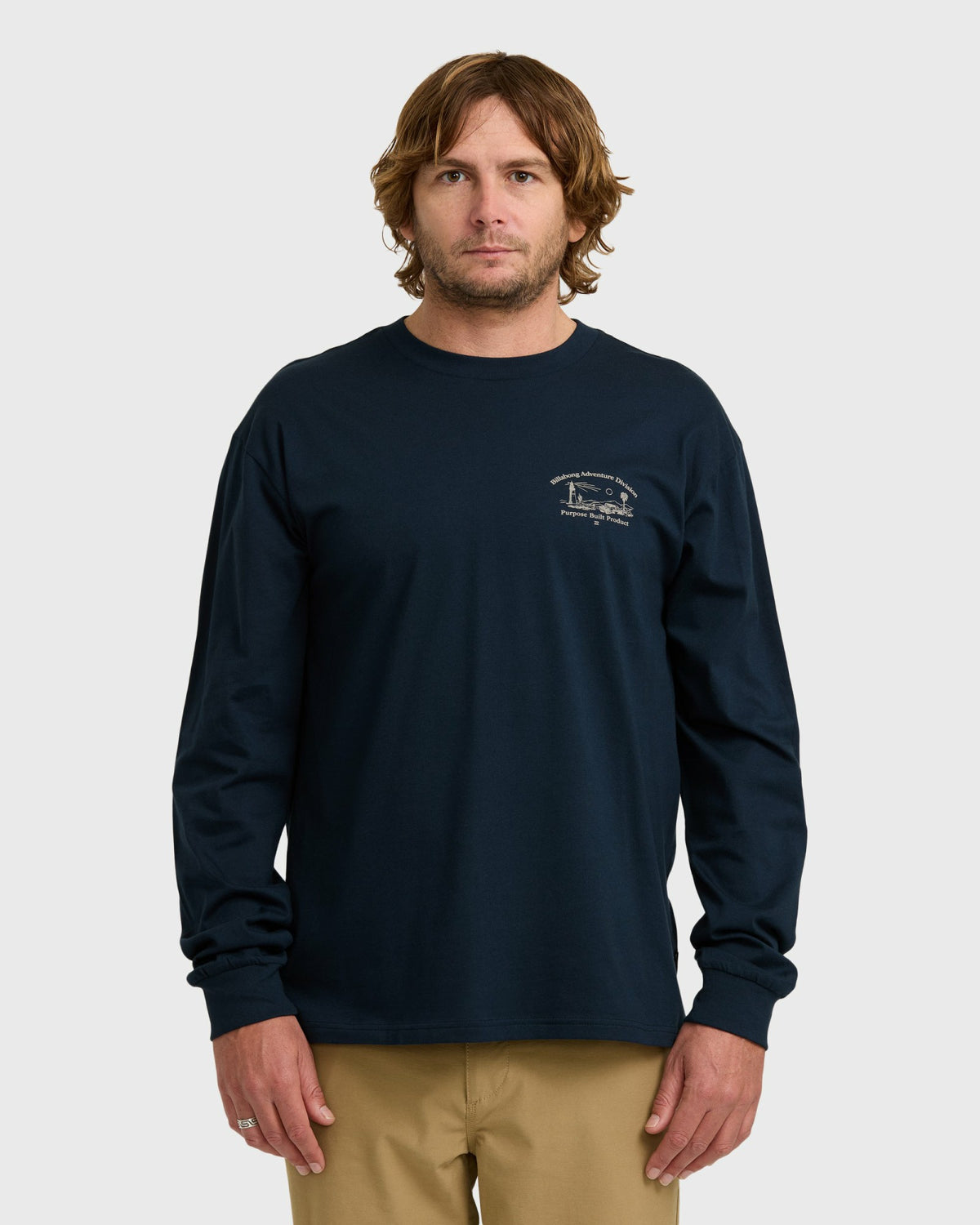 Billabong Men's A\/Div Scenic Route Long Sleeve T-Shirt - Navy