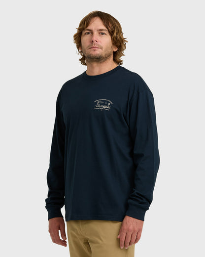 Billabong Men's A\/Div Scenic Route Long Sleeve T-Shirt - Navy
