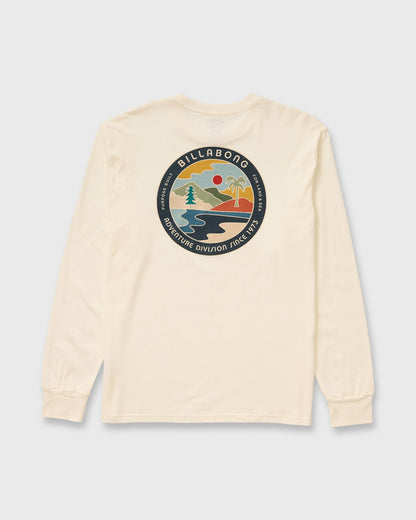 Billabong Men's A\/Div Rockies Long Sleeve T-Shirt - Off White
