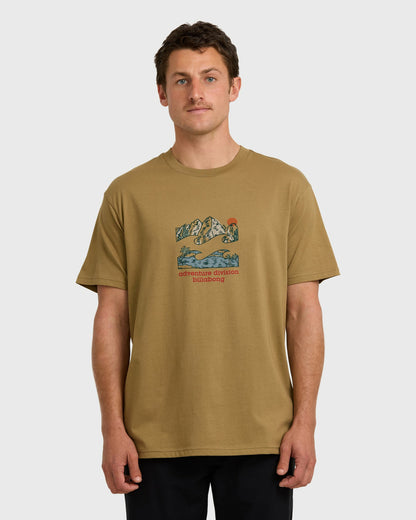 Billabong Men's A\/Div Glimpse Short Sleeve T-Shirt - Gravel