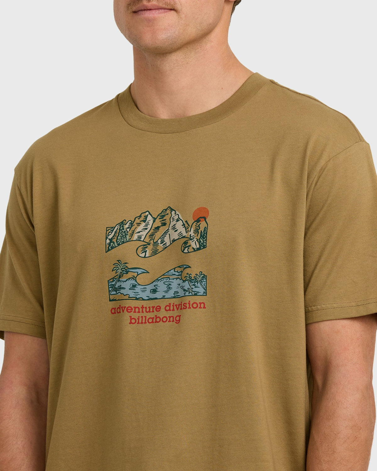 Billabong Men's A\/Div Glimpse Short Sleeve T-Shirt - Gravel