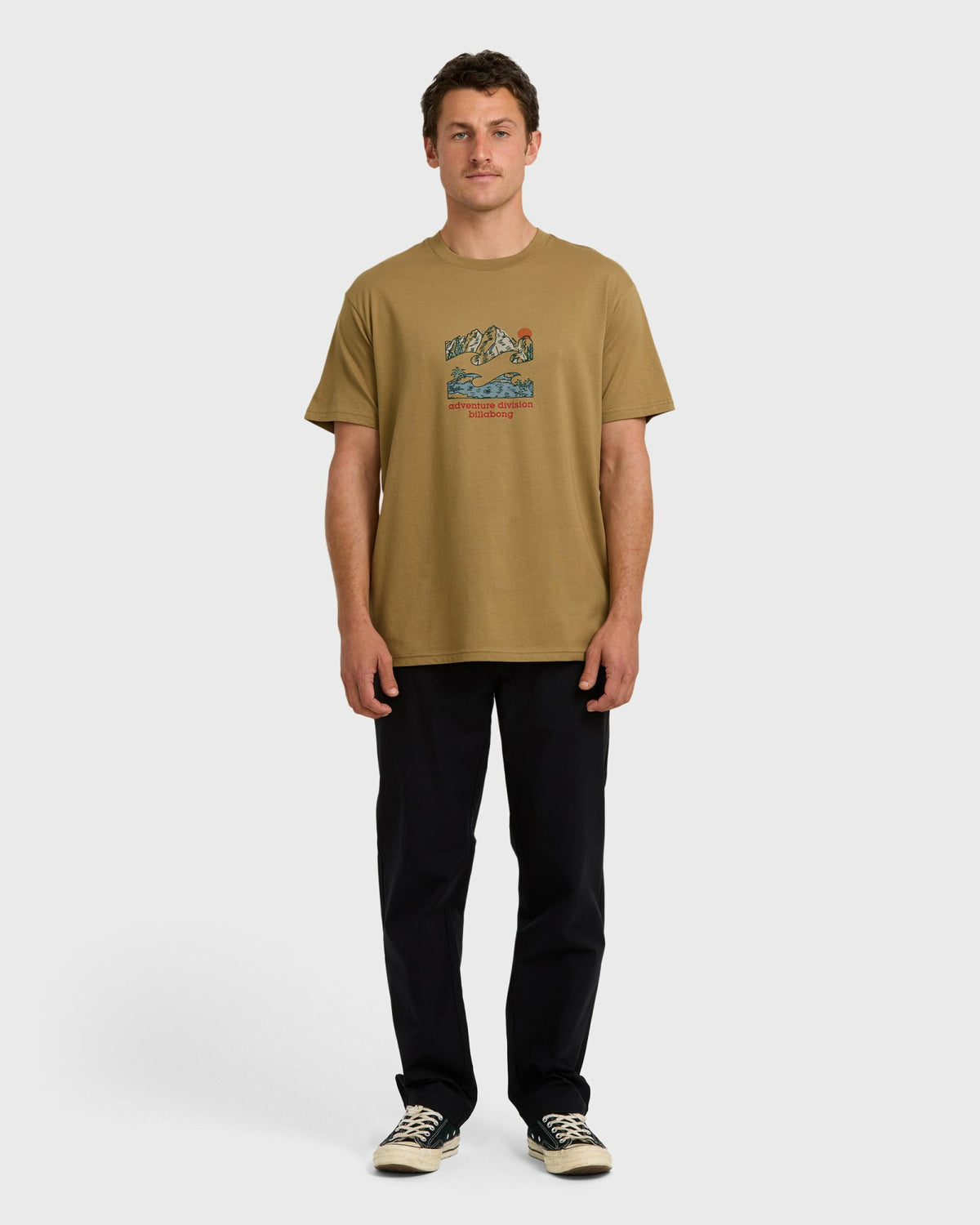 Billabong Men's A\/Div Glimpse Short Sleeve T-Shirt - Gravel