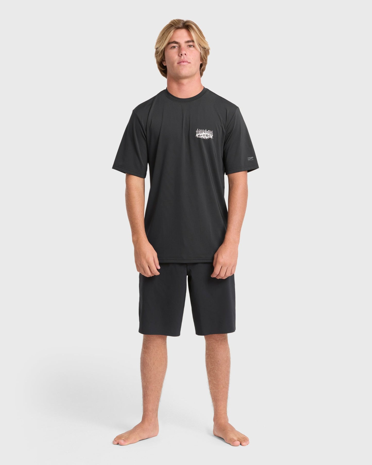 Billabong Men's Rift Short Sleeve Surf Tee - Black