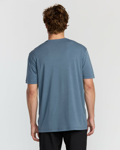 Billabong Men's Eclipse Short Sleeve T-Shirt - Steel Blue