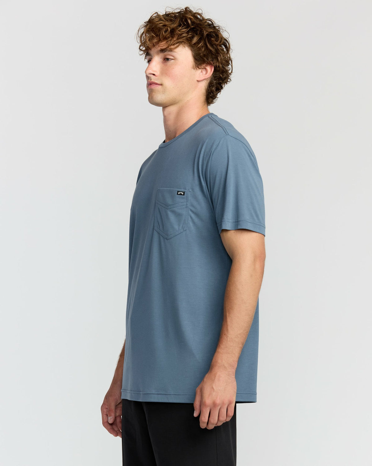 Billabong Men's Eclipse Short Sleeve T-Shirt - Steel Blue