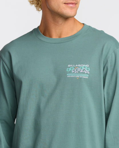Billabong Men's Coastal Range A\/Div Long Sleeve T-Shirt - Sea Blue