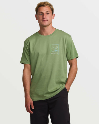 Billabong Men's Night Park A\/Div Tee - Moss