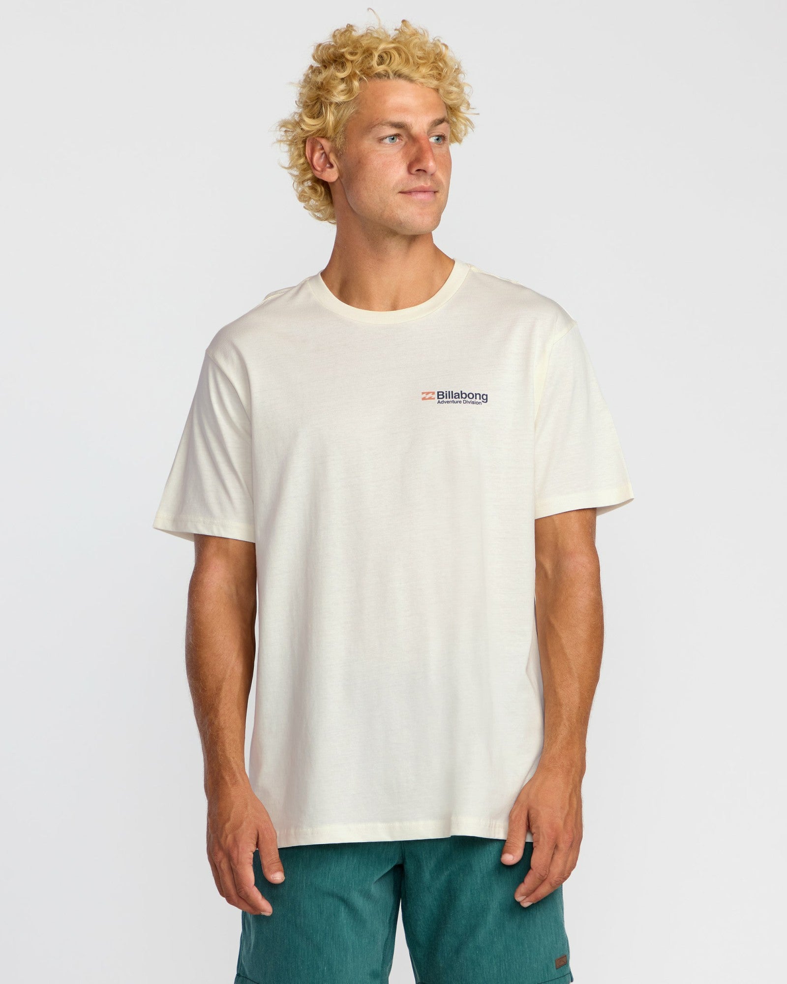 Billabong Men's A\/Div Abandon Short Sleeve T-Shirt - Off White