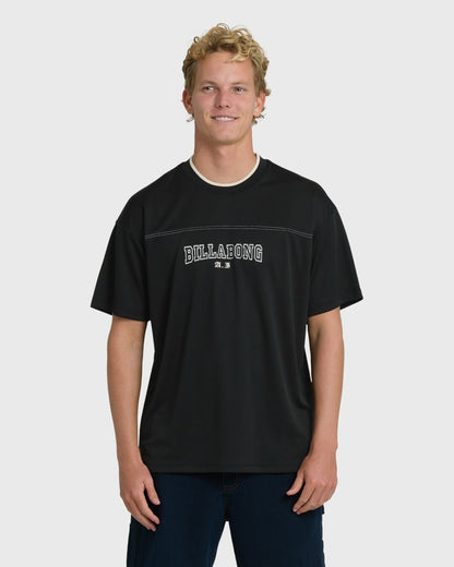 Billabong Men's A.I. Mesh Jersey Short Sleeve T-Shirt - Black