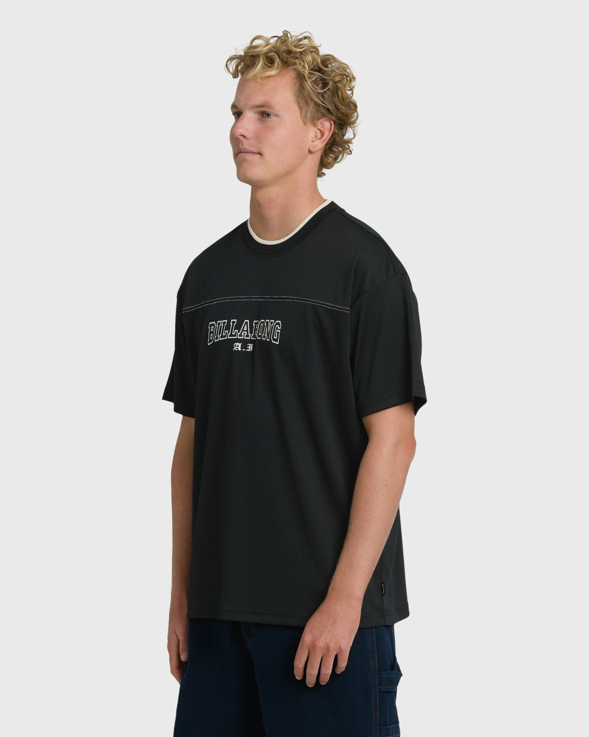 Billabong Men's A.I. Mesh Jersey Short Sleeve T-Shirt - Black