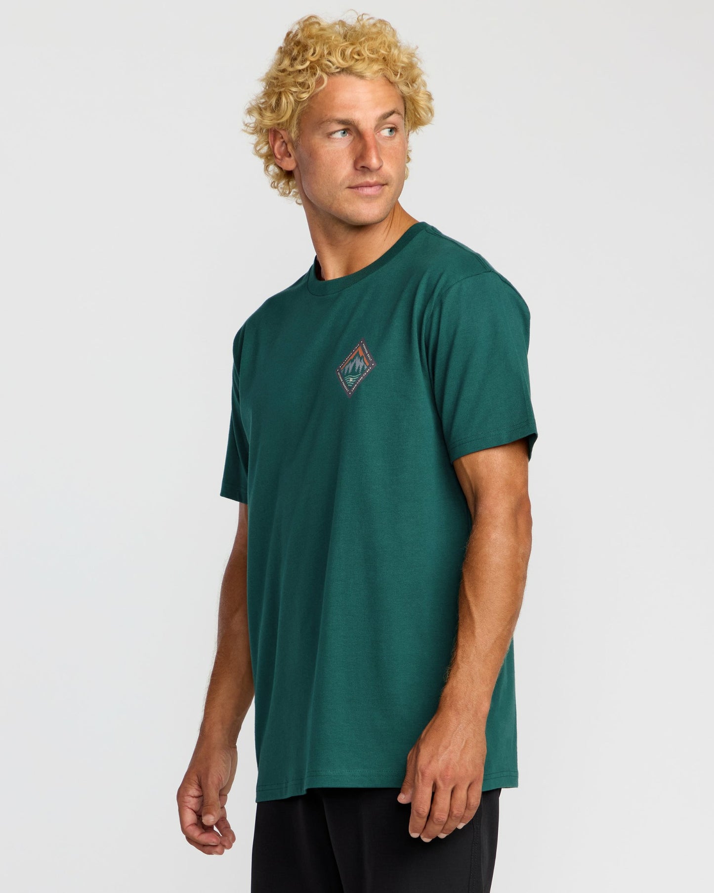 Billabong Men's Rockies A\/Div Short Sleeve T-Shirt - Spruce Green