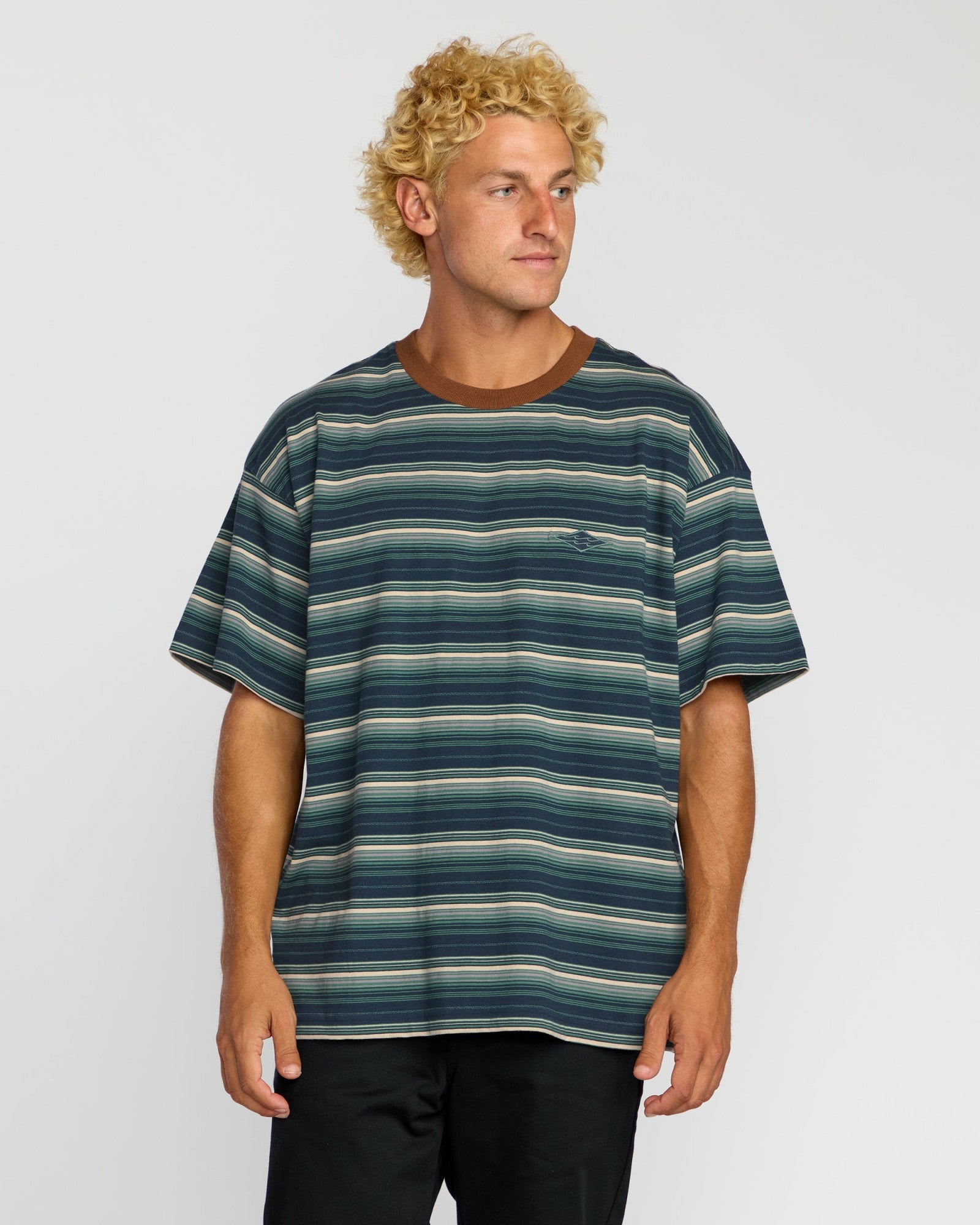 Billabong Men's Baxter Short Sleeve T-Shirt - Midnight Blue