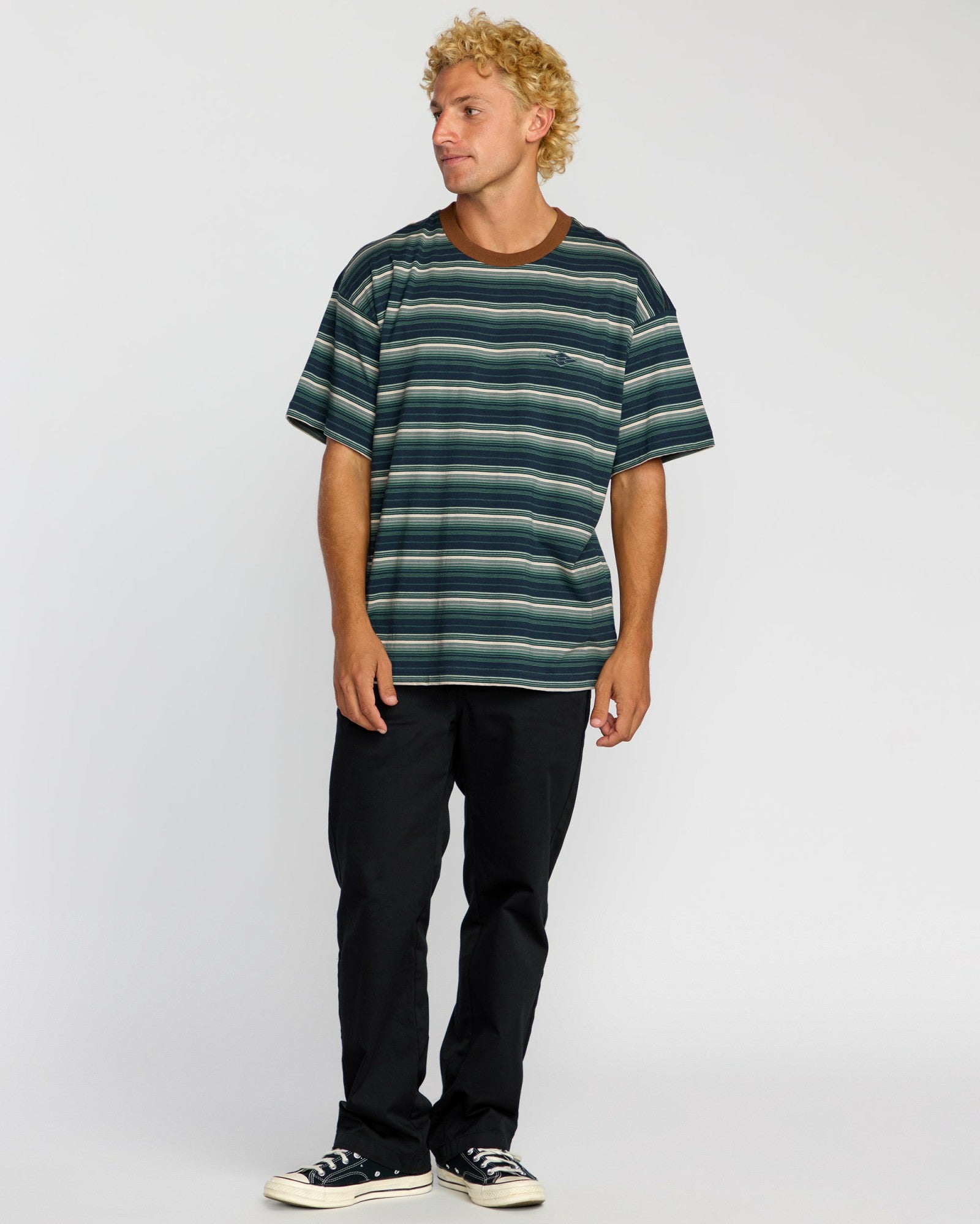 Billabong Men's Baxter Short Sleeve T-Shirt - Midnight Blue