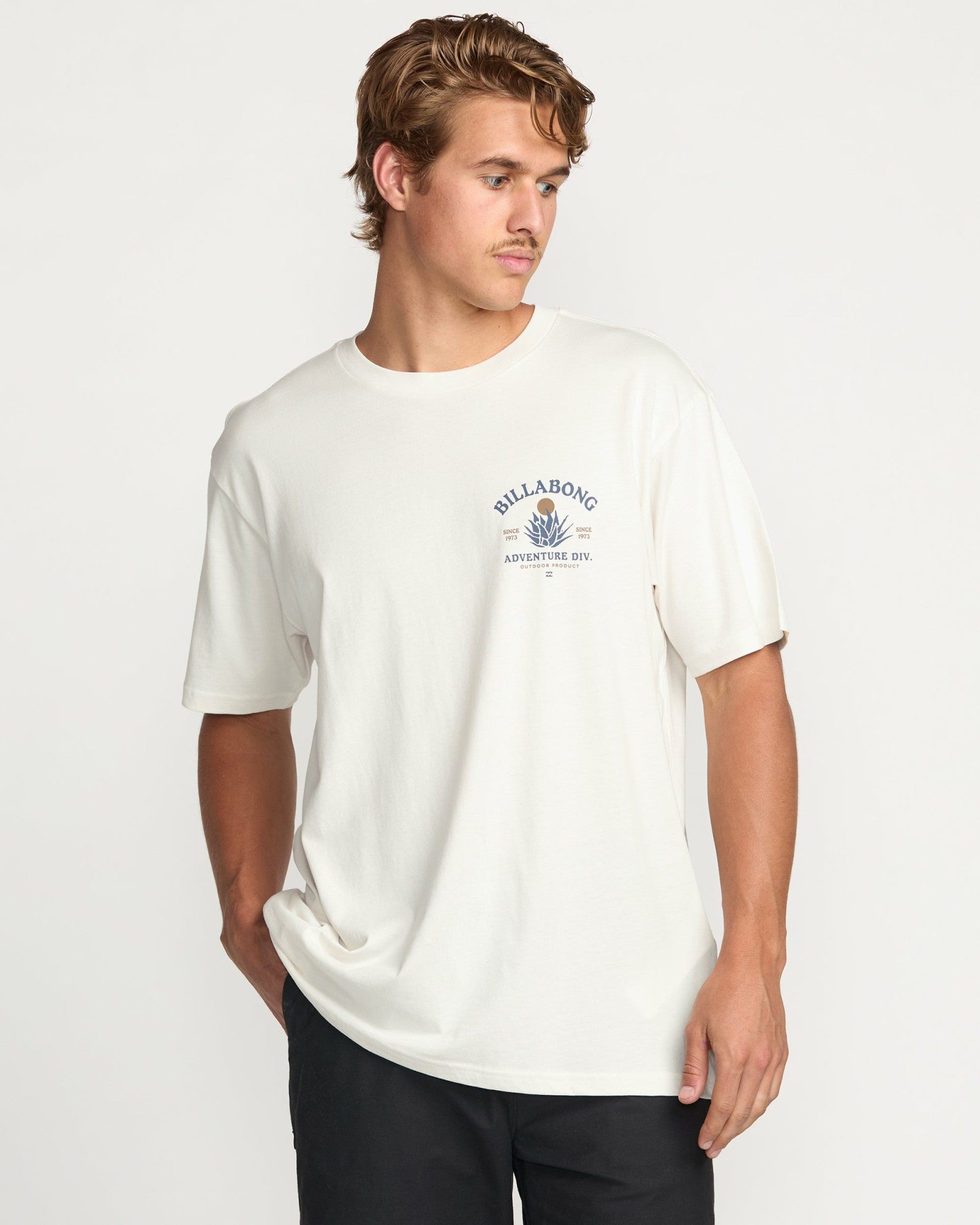 Billabong Men's A\/Div Agave Tee - Off White